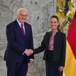 Claudia Sheinbaum recibe al presidente de Alemania en Quintana Roo