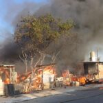 Quemazón deja un muerto y varias casas consumidas en invasión