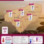 Municipios del interior bajo alerta por temperaturas extremas.