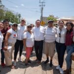 Inician trabajos de bacheo en calles de la colonia Leandro Valle